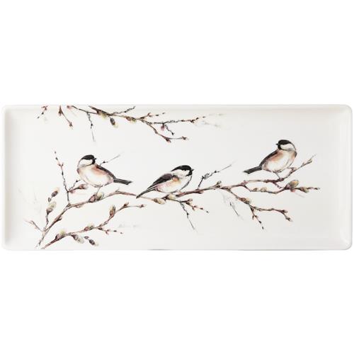 Gien Cake dish les Oiseaux de la Foret