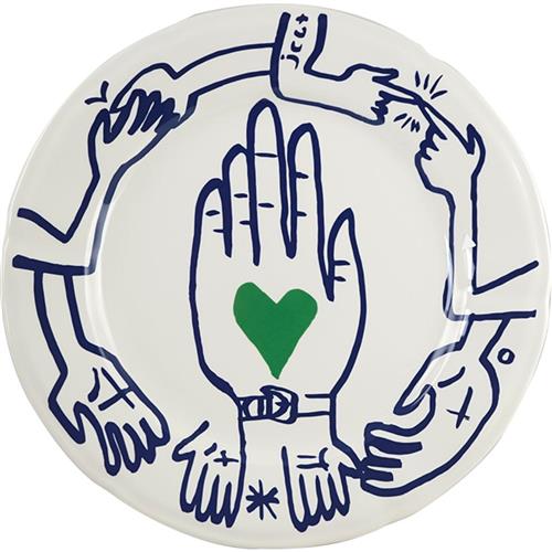 Gien Dinner Plate L'Archipel Sentimental Lune 27.3 cm