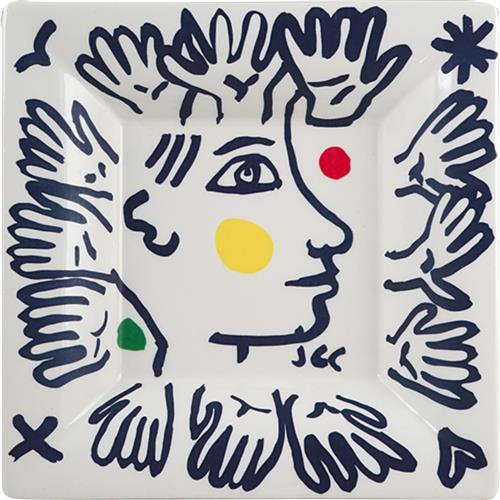 Square bowl XL L'Archipel Sentimental Mains 22x22