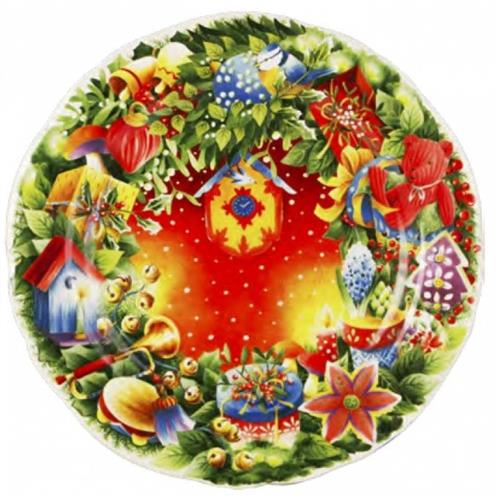 Gien Christmas plate 2020 Noël Féerie 22.4 cm
