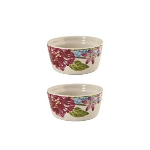 Gien Millefleurs crème brulee container
