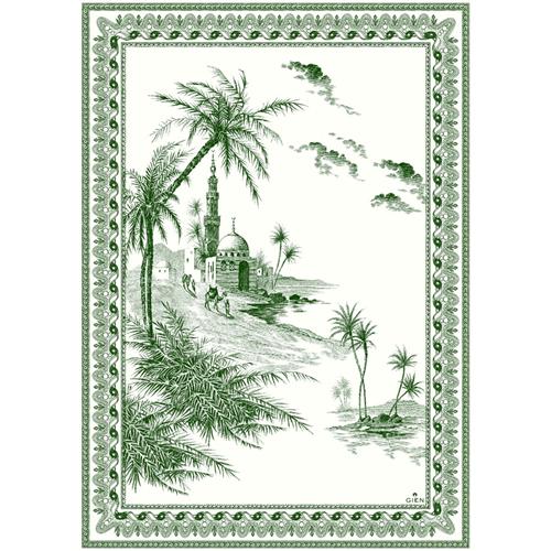Gien Vues d'Orient Tea towel