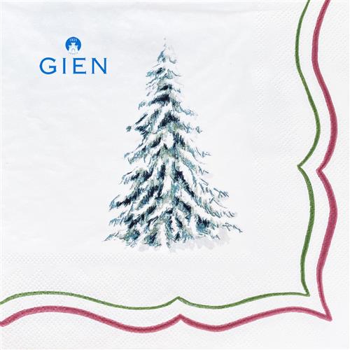 Gien Napkin Lunch Filet Noel 33x33cm