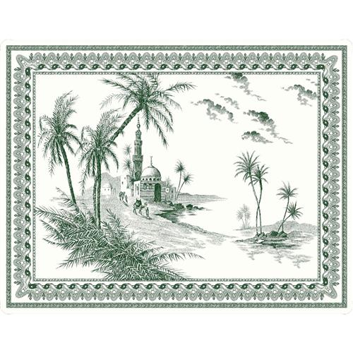 Gien Vues d'Orient Large tray