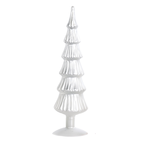 Kerstboom ornament wit 33cm