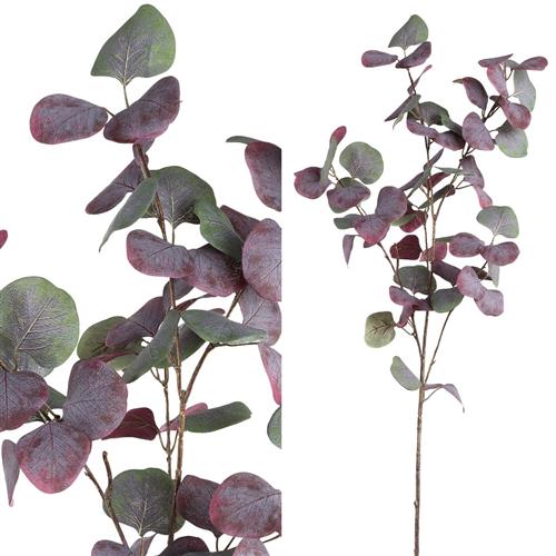 PTMD Eucalyptus branch purple/green 90cm