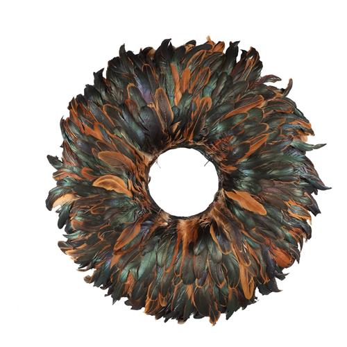 Krans Tije Hanenveren zwart/bruin groot