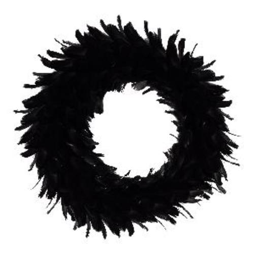 Verenkrans zwart LouLou Dia: 53cm