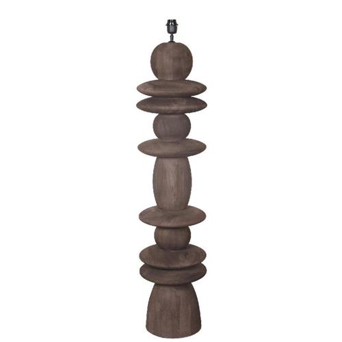 PTMD Vloerlampvoet Callain Bruin 123cm