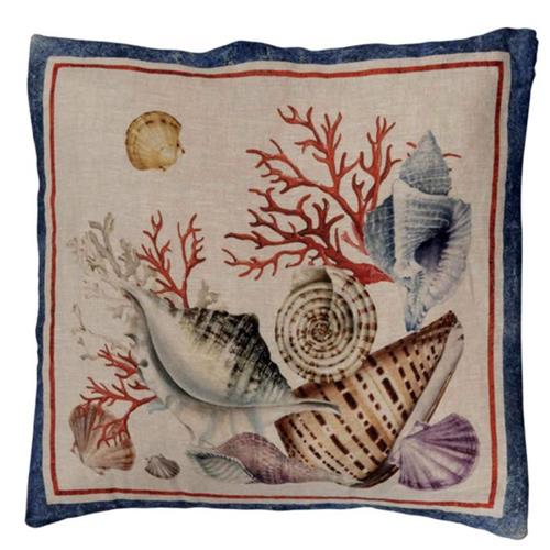 Decorative cushion Murice Cream Shells 55x55