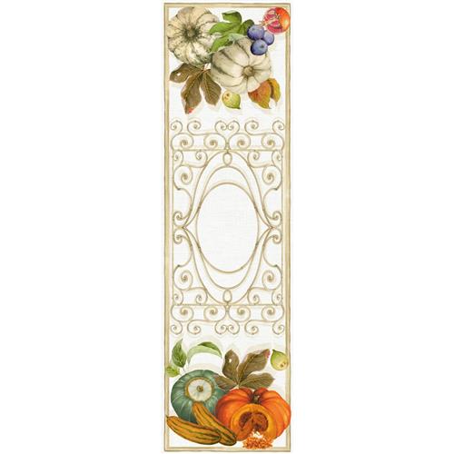 Tessitura Tafelloper Pompoenen Creme 45x170