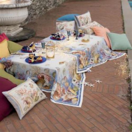 Tessitura Tafelkleed Murice Schelpen 170x360