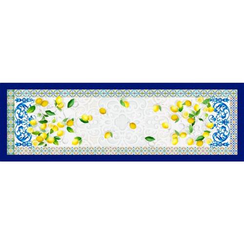 Table runner Cetara Creme Lemons 45x170