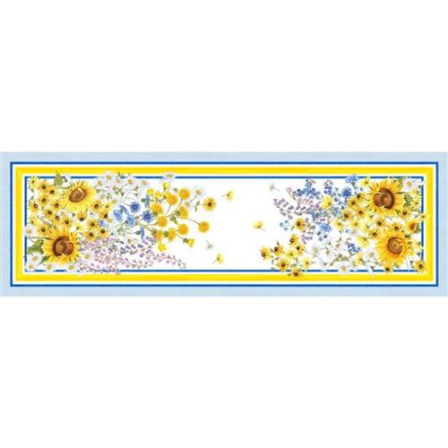Table runner Sungarden White 45x170