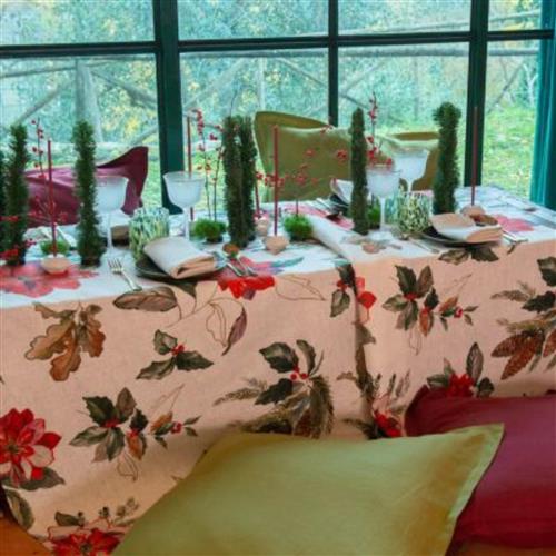 Tafelkleed Etoile Creme Rond D170