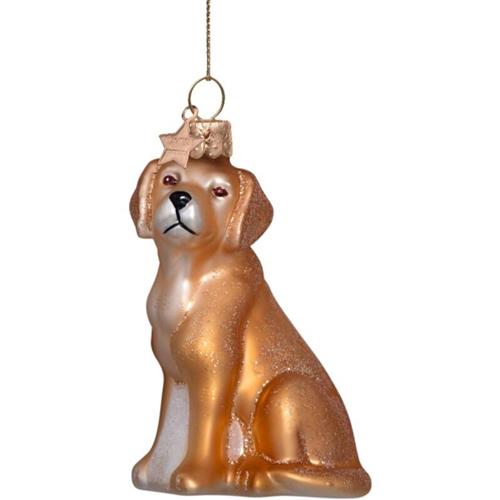 Kersthanger Labrador Blond 9cm