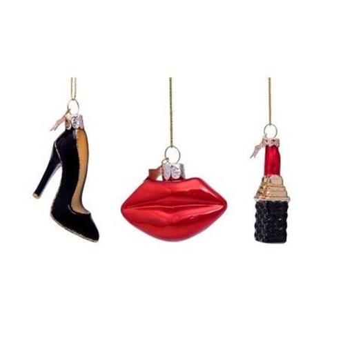 Kersthangers set/3 Oh la la 5cm