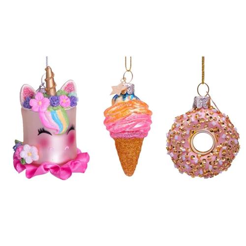 Christmas pendants set/3 Hello Sweetie 5cm