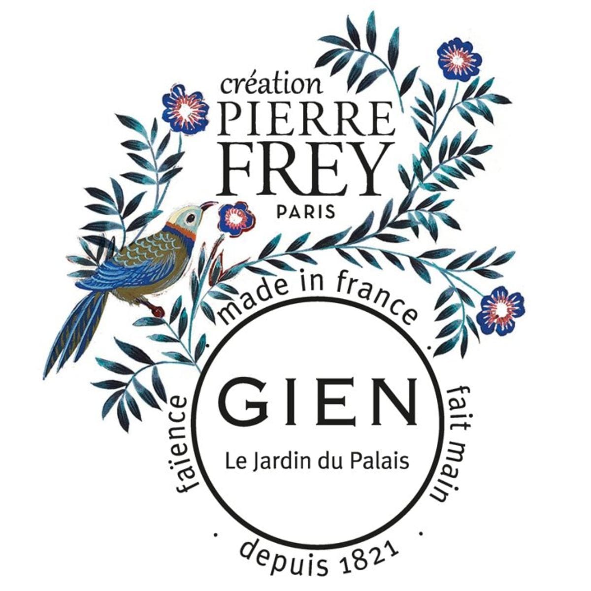 Gien Le Jardin du Palais Pasta plate