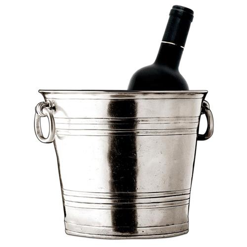 Champagne cooler Todi Bucket D21xH18 Italian Tin