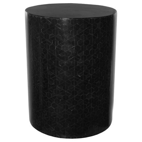 SIDE TABLE HORN BLACK H45CM