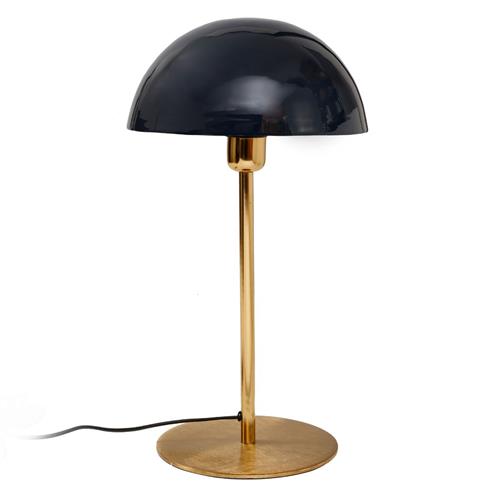 Lamp Ellen Gold with dark blue shade