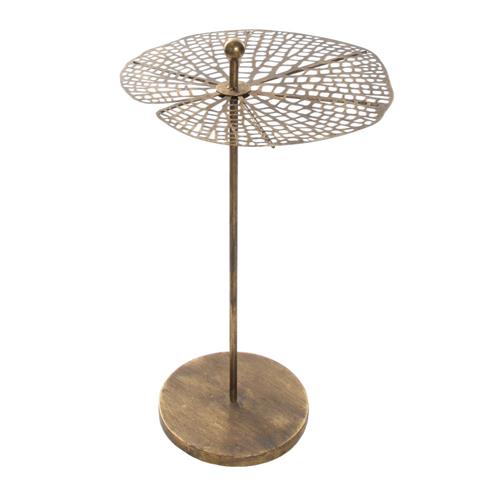 SIDE TABLE TOP GOLD LARGE D41H70