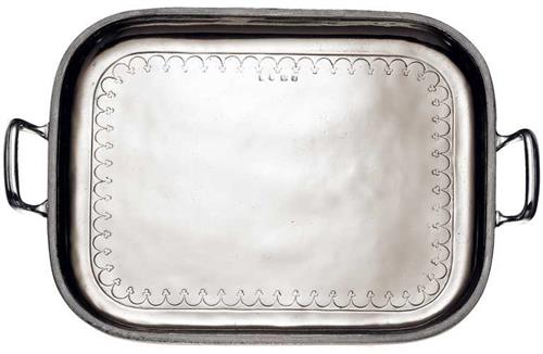 Tray Aandrea Doria with Handles 36X28.5cm Tin