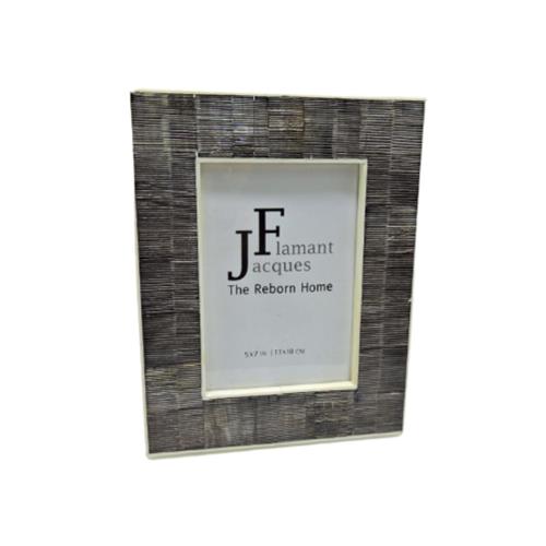 Jacques Flamant Fotolijst Black Carving Bone 10x15cm