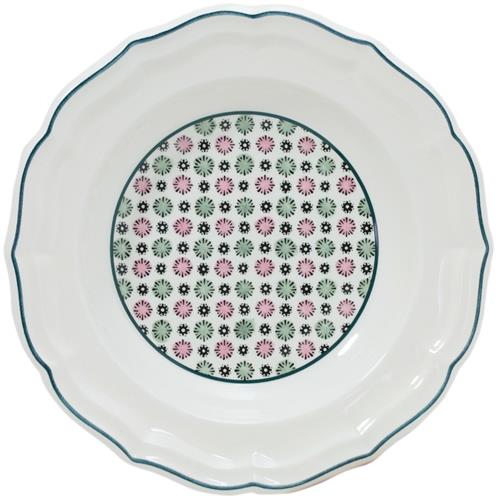 Gien Dominoté Soup plate