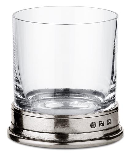 Whiskey glass Sirmione Crystal Ital.Tin