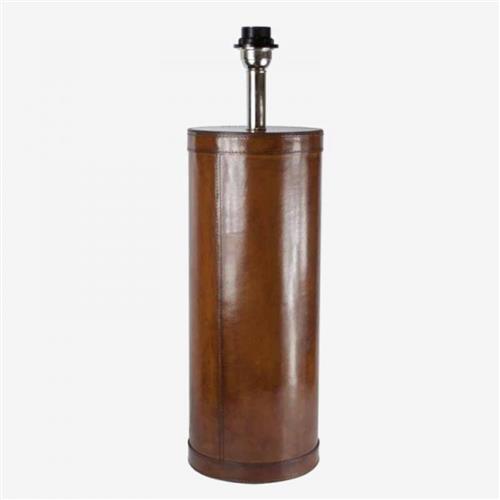 Lamp base Round Leather 60cm