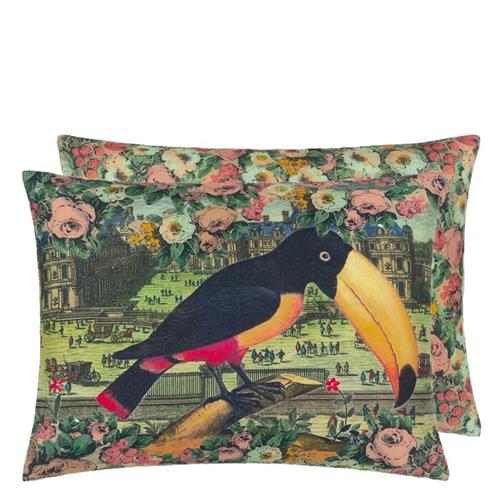 Designers Guild by John DerianSierkussen Toucan Floral Sepia 60x45