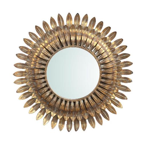 PTMD Mirror Terres Round Gold D54.5x3cm