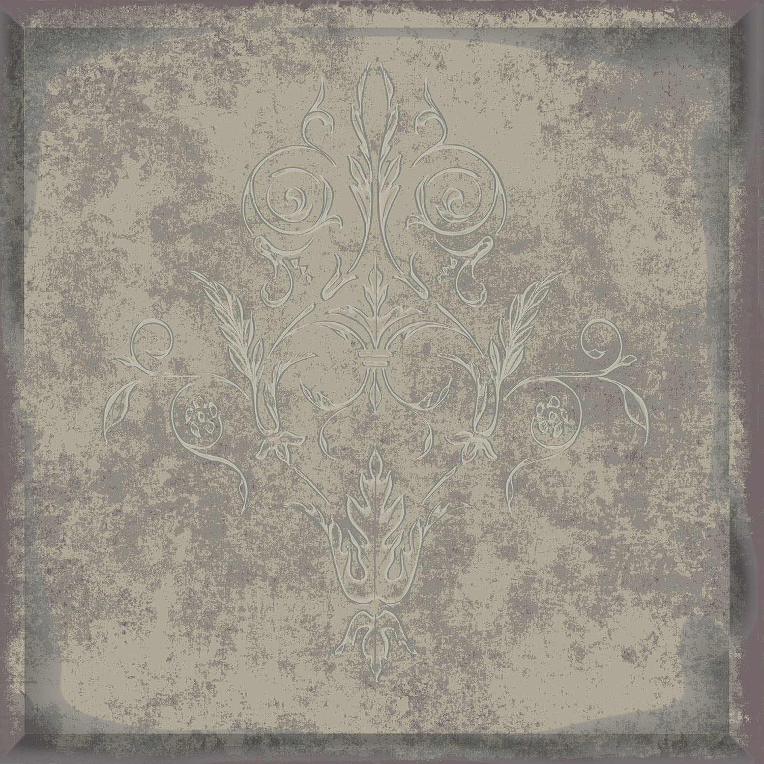 Cole & Son Albemarie, Albery, Rose Metallic Gold on Silver Foil