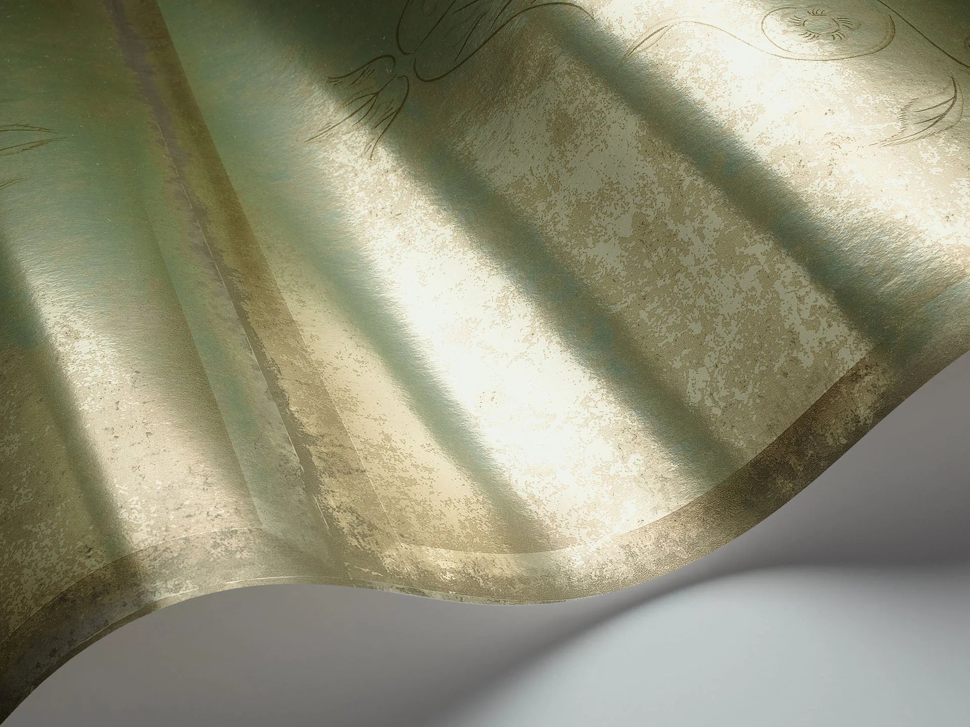 Cole & Son Albemarie, Albery, Metallic Gold on Foil