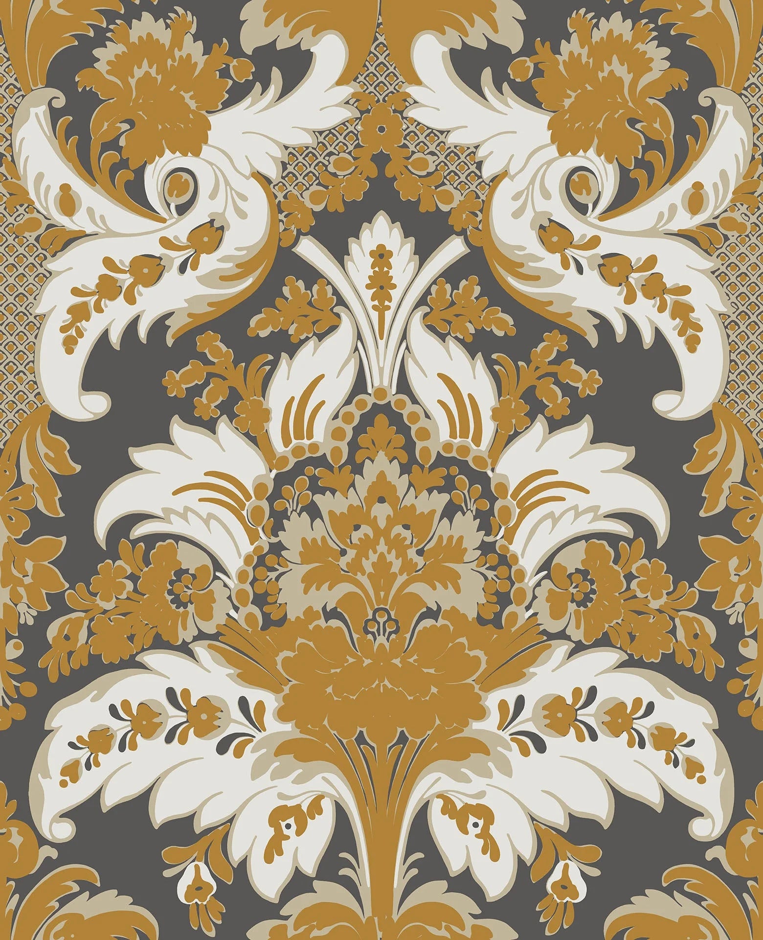 Cole & Son Albemarie, Aldwych, Glitter Silver on Metallic Gilver (kopie)