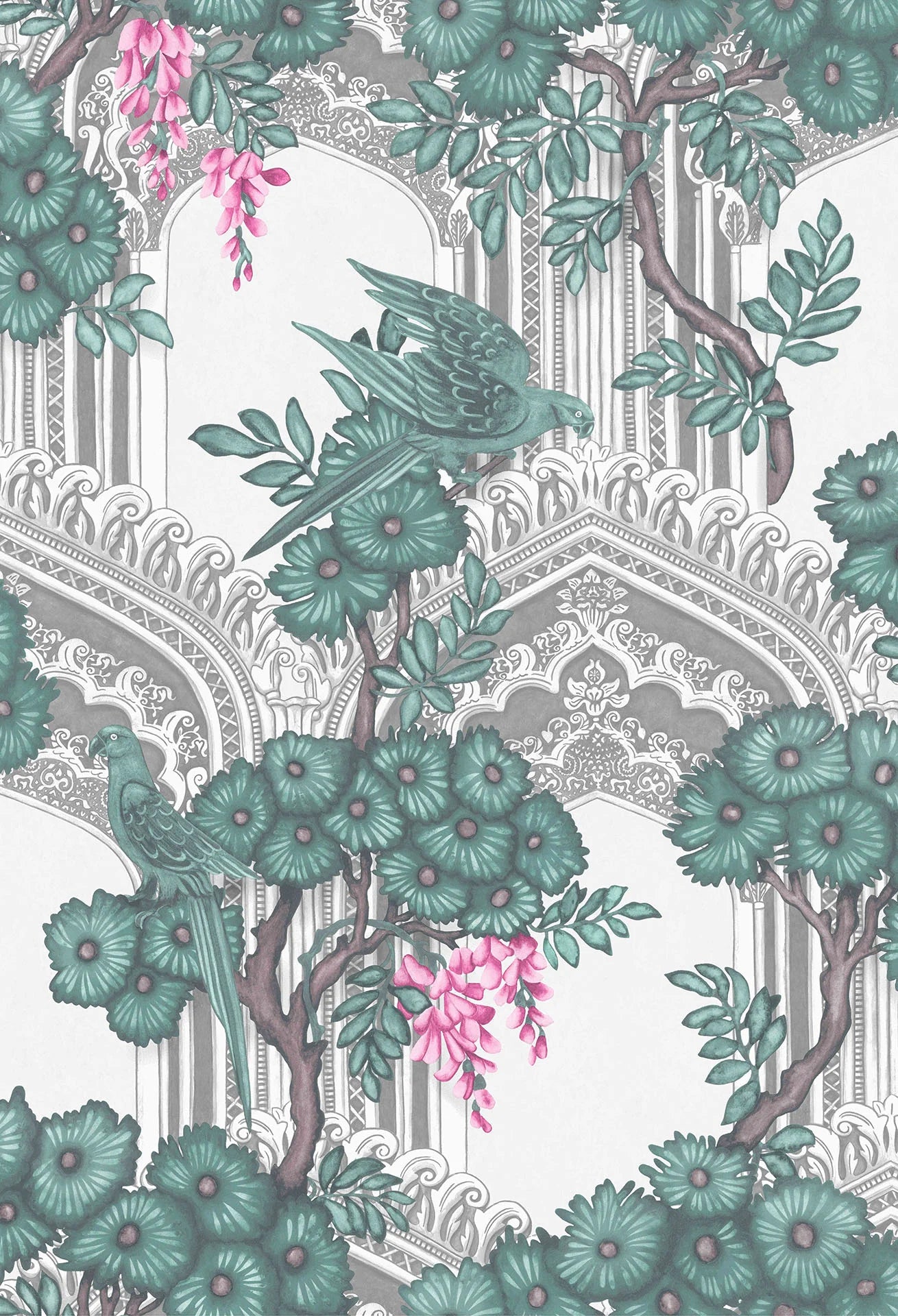 Cole & Son Martyn Lawrence Bullard, Babylon, Teal & Pink