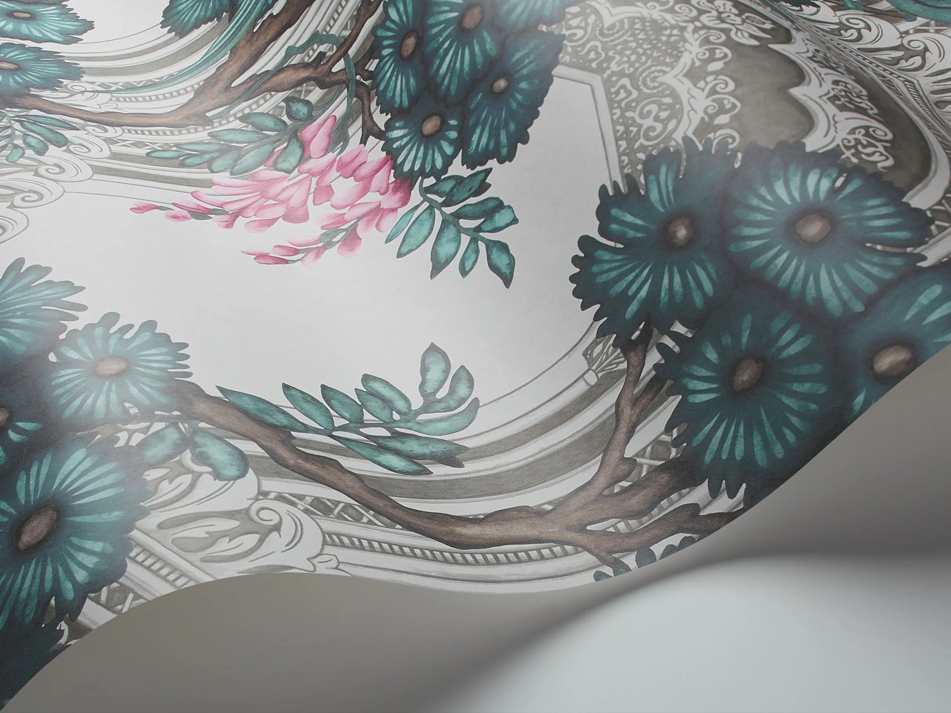 Cole & Son Martyn Lawrence Bullard, Babylon, Teal & Pink
