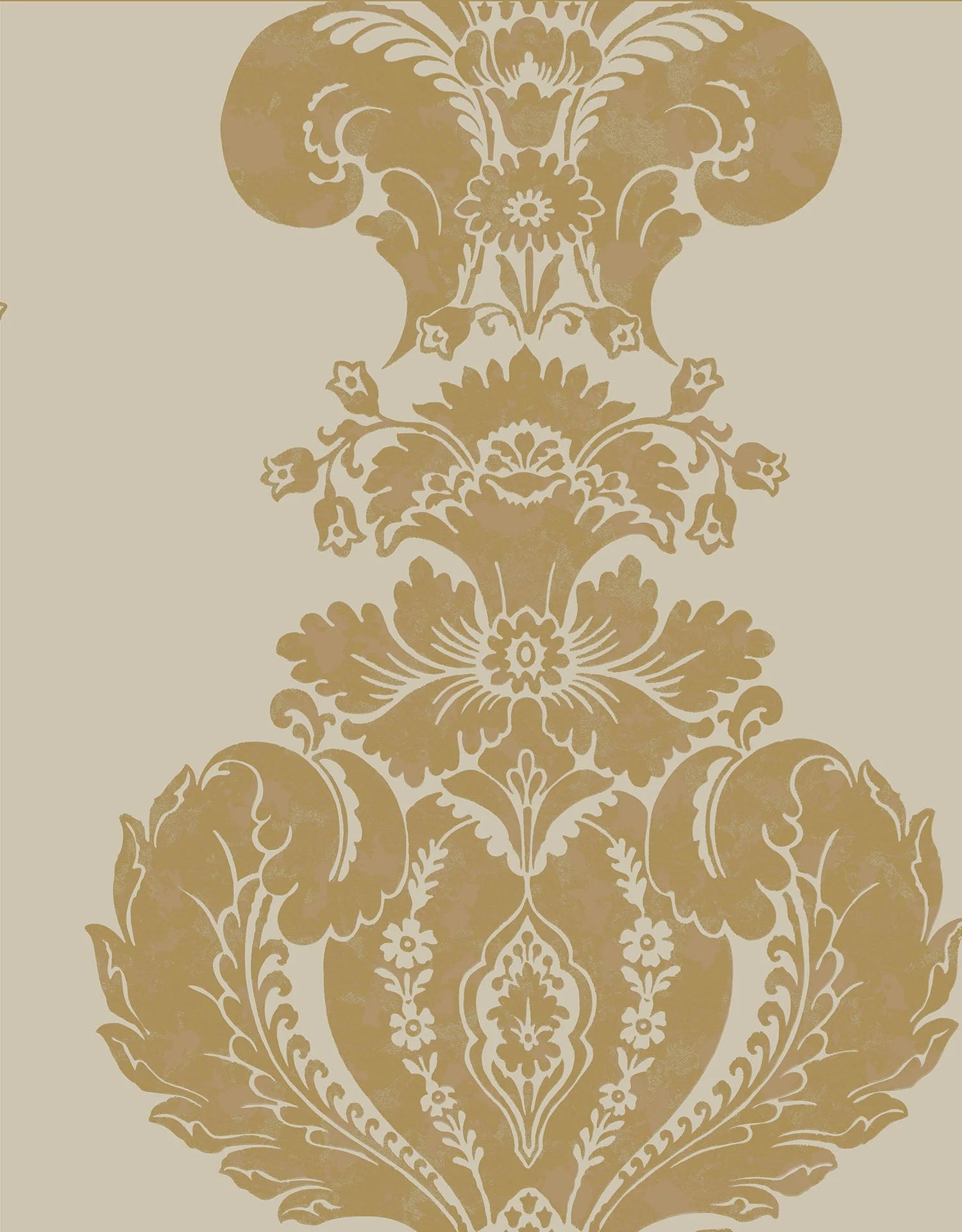 Cole & Son Albemarie, Baudelaire, Metallic Gold on Taupe