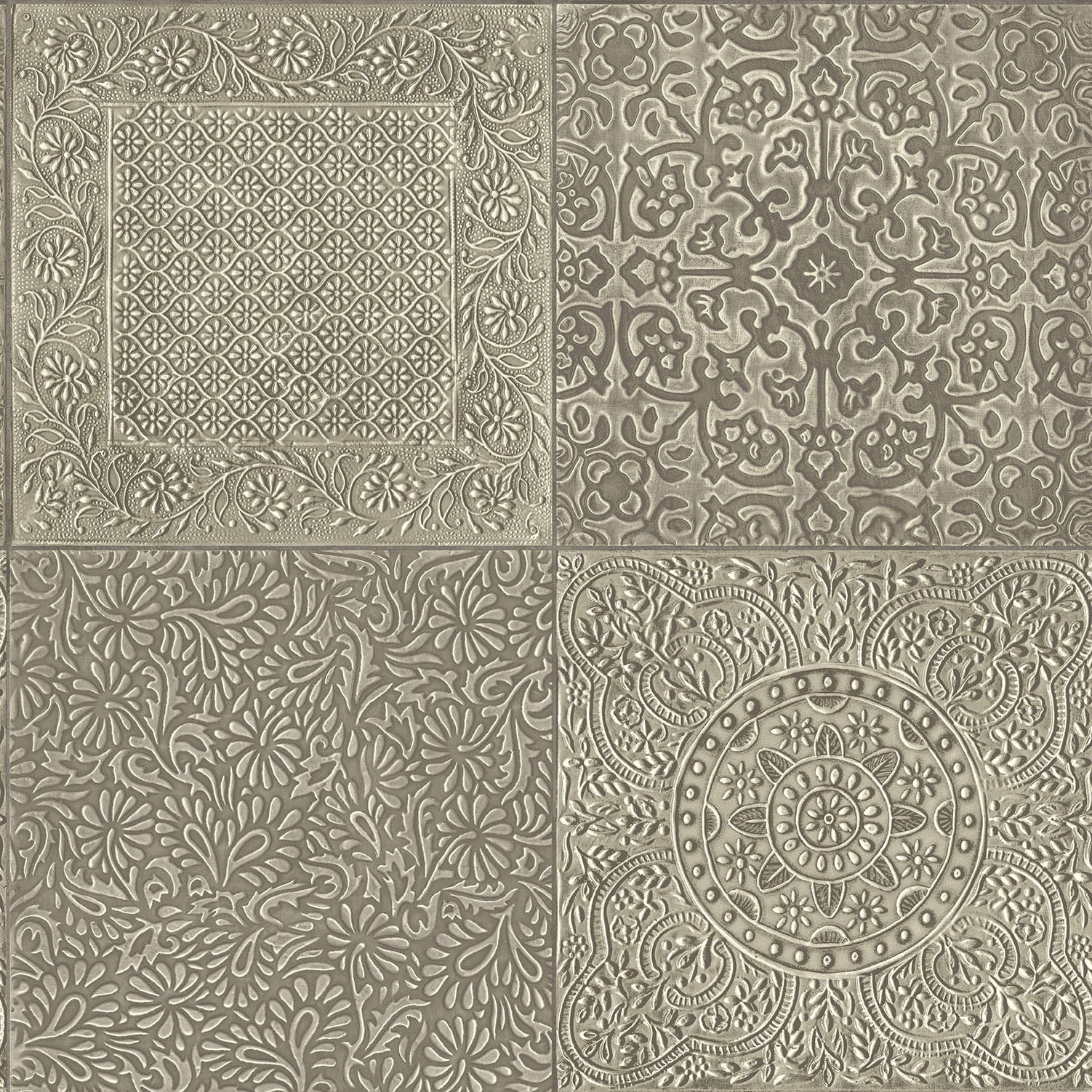 Cole & Son Martyn Lawrence Bullard,  Bazaar, Metallic Gilver