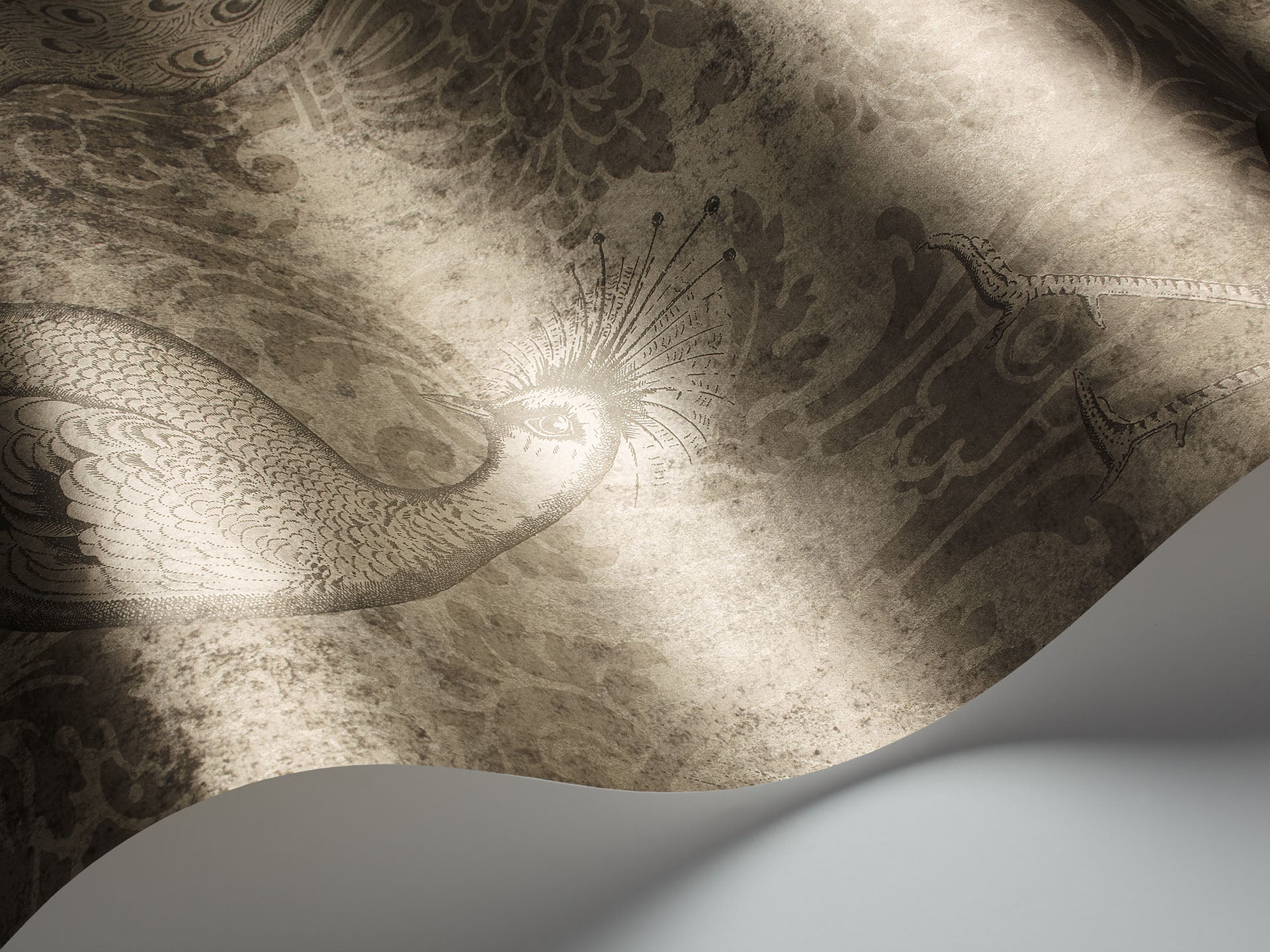 Cole & Son, Albemarie, Byron, Metallic Gilver