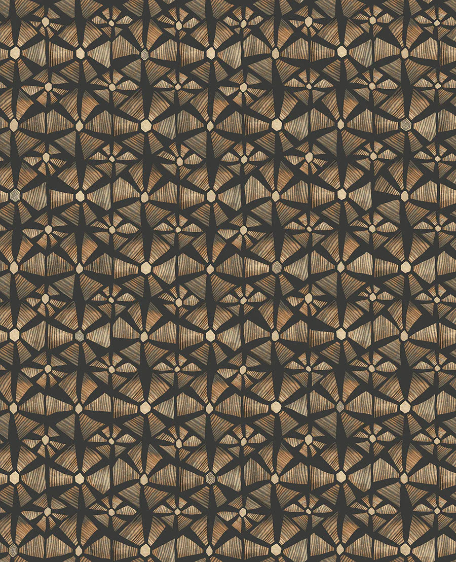 Cole & Son Ardmore Jabula Kalahari  Spice & Black