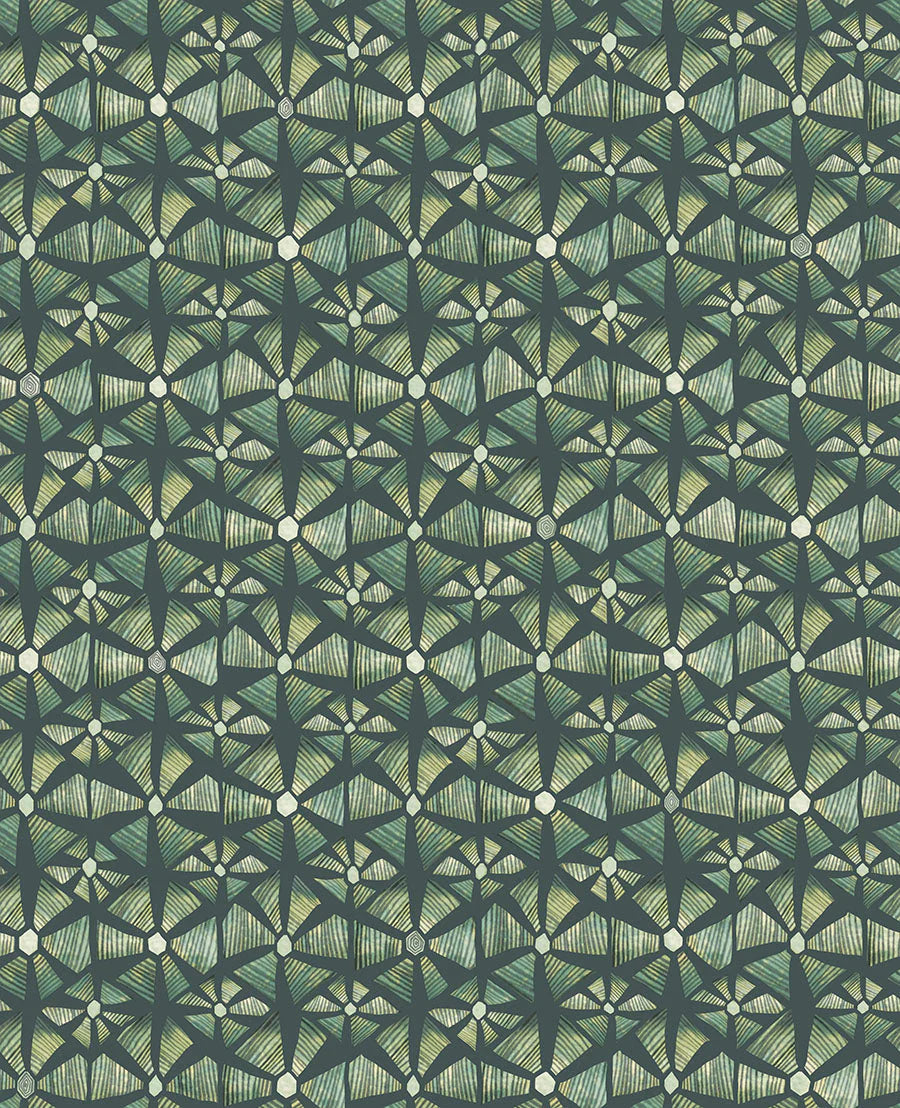 Cole & Son Ardmore Jabula  .Kalahari , Forest Green & Racing Green
