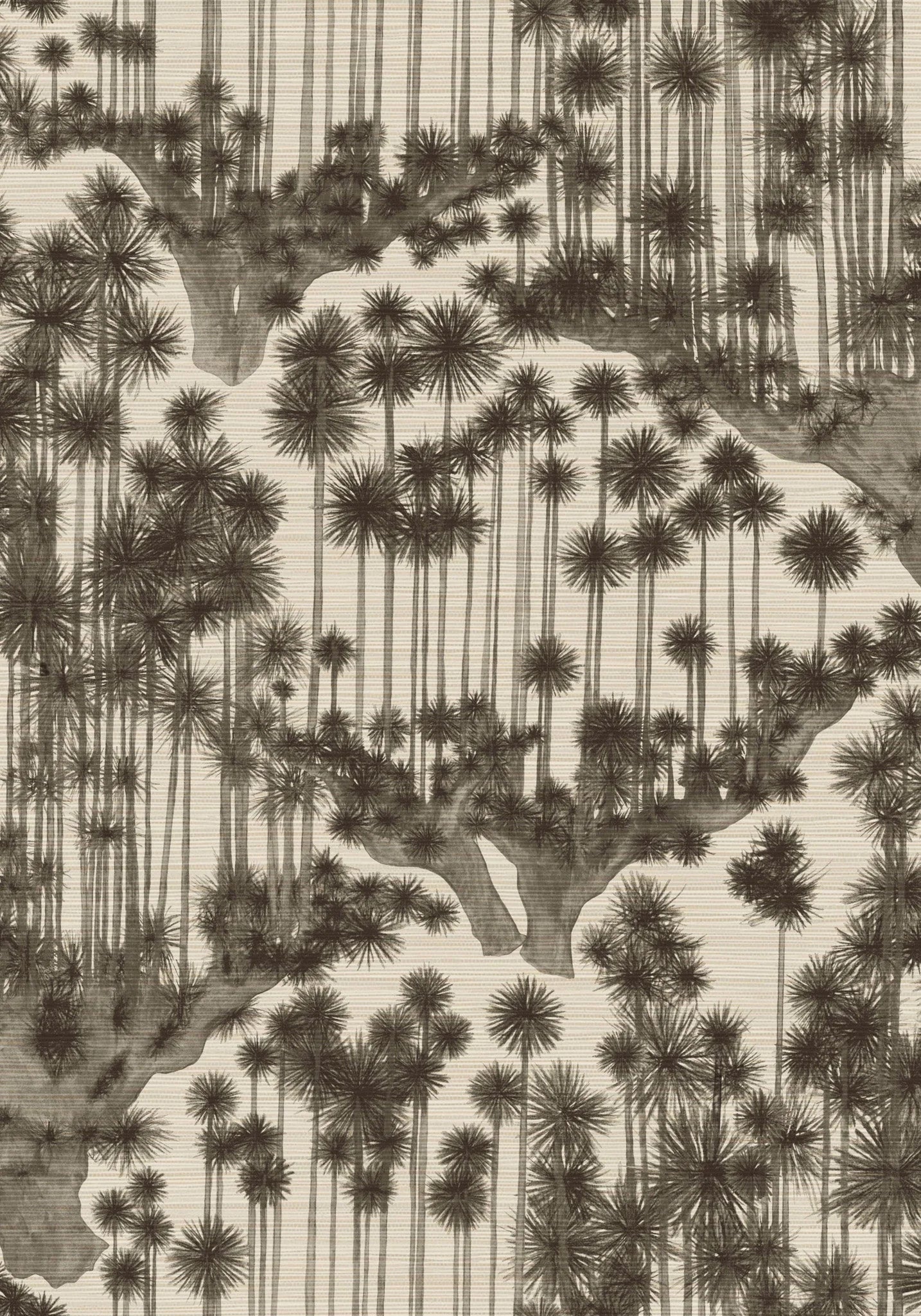Cole & Son Shinrin Yoku , Japanese Woods - Mocha