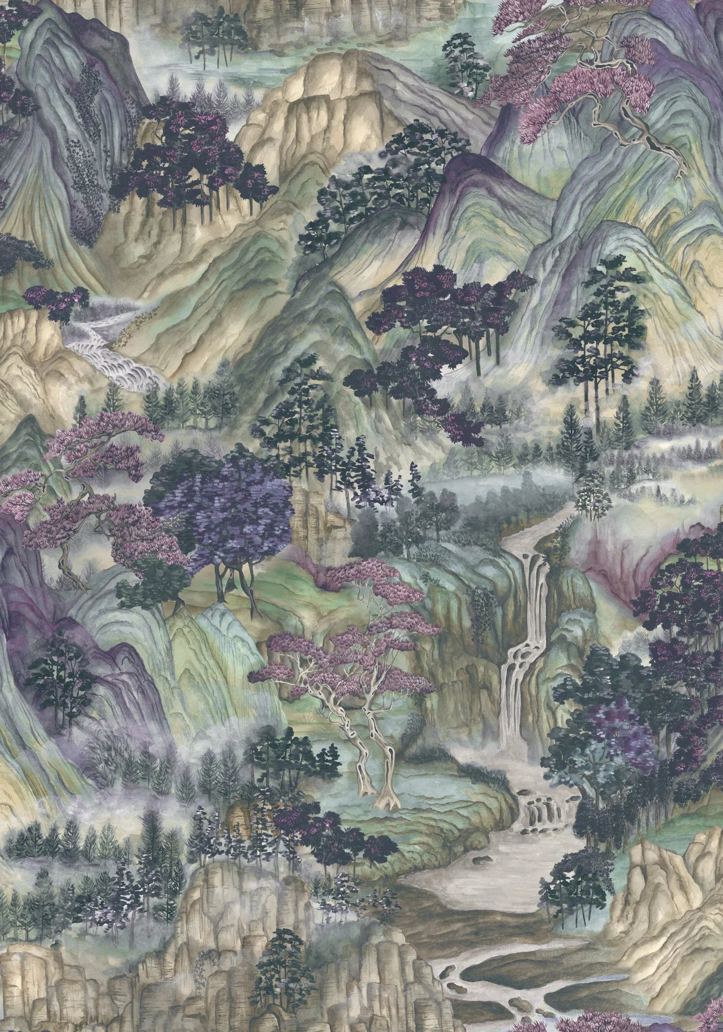 Cole & Son Shinrin Yoku , Mountainscape, Original