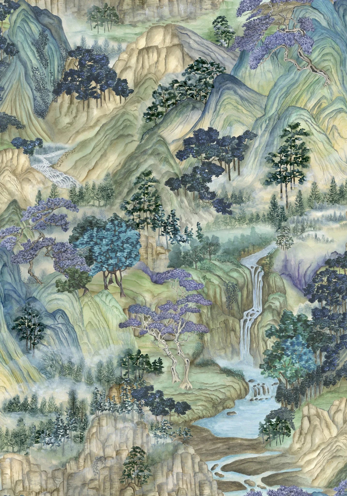 Cole & Son Shinrin Yoku , Mountainscape, Nocturnal