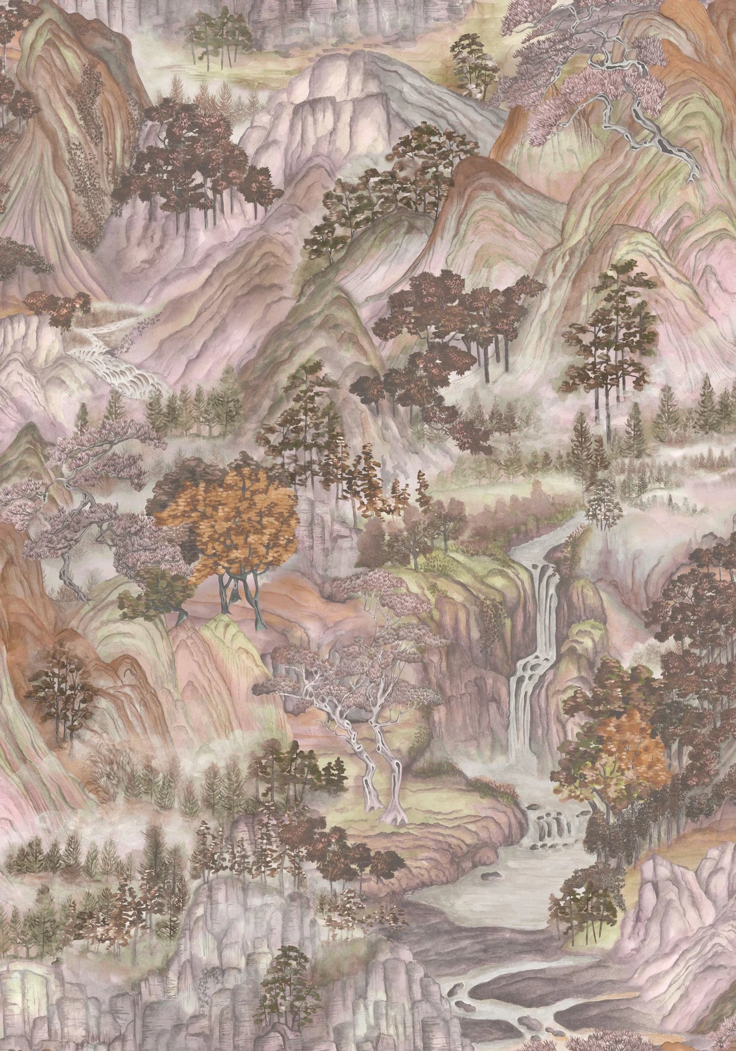 Cole & Son Shinrin Yoku , Mountainscape, Autumnal