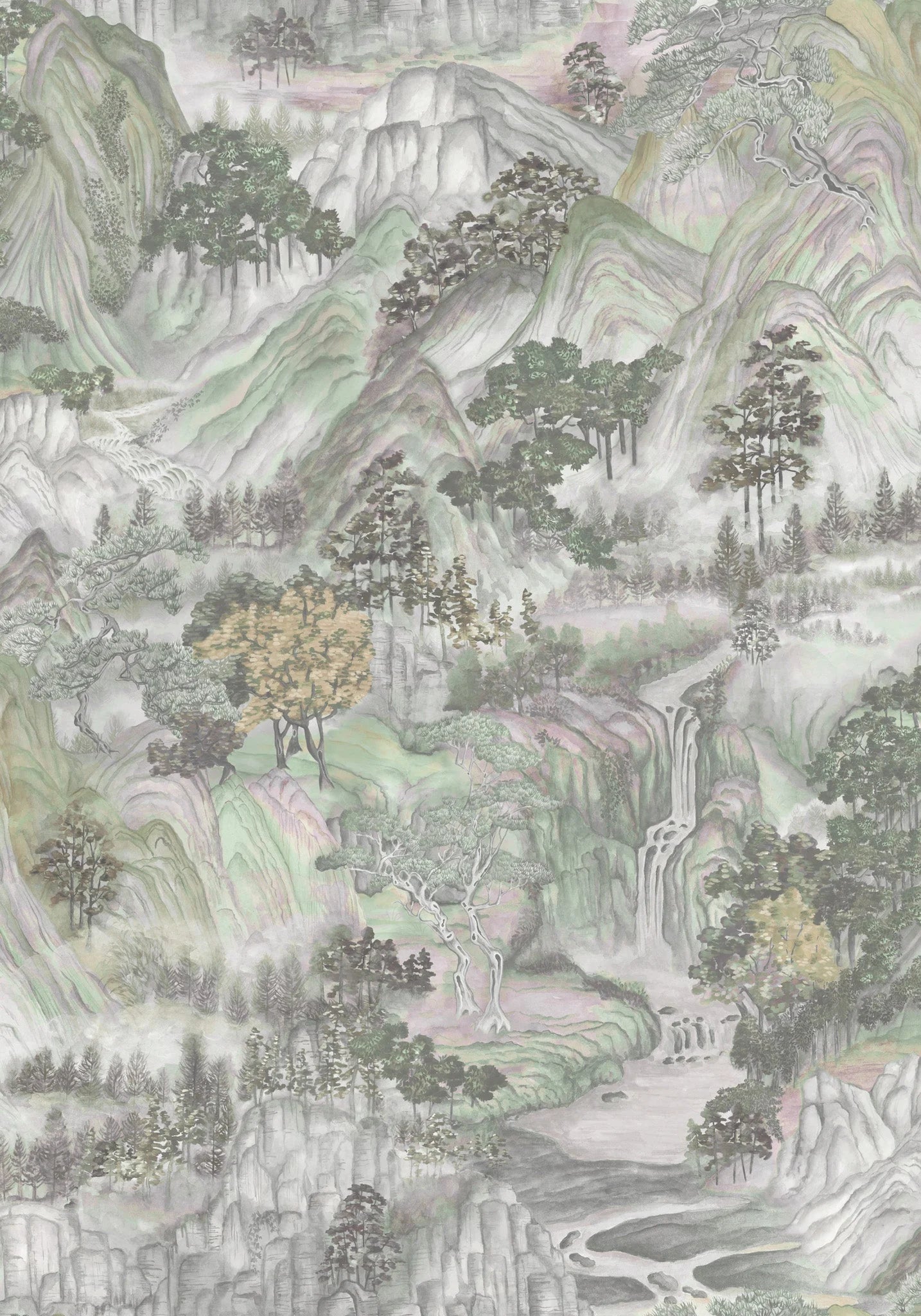 Cole & Son Shinrin Yoku , Mountainscape, Iridescent