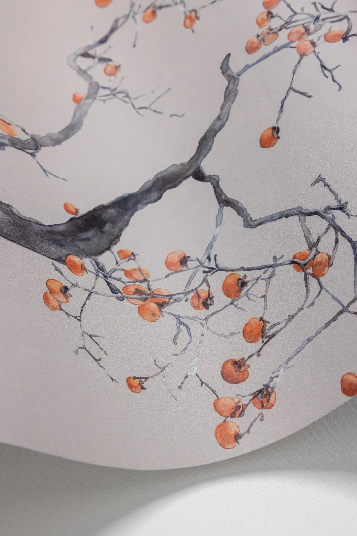 Cole & Son Shinrin Yoku , Kaki Persimmon, Violet Patina